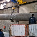 بارگیری ونصب برج تقطیر